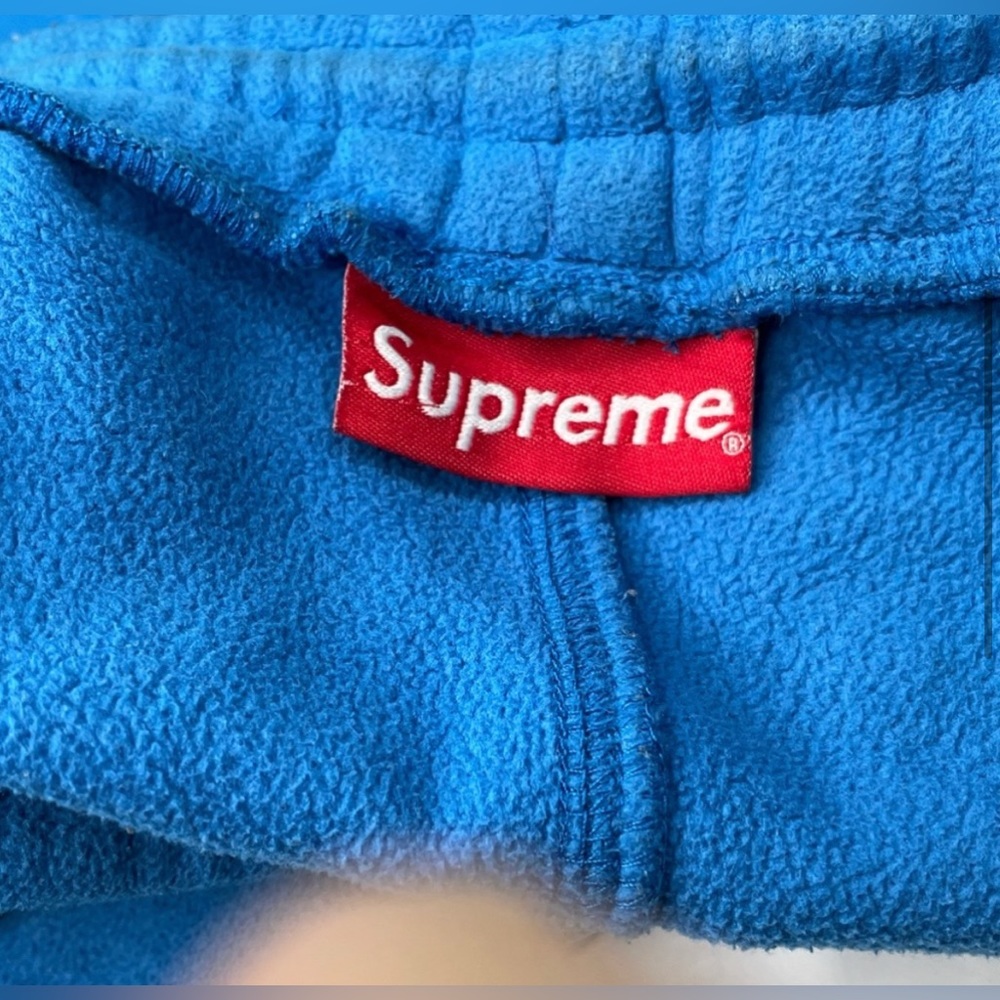 Supreme Embroidered Blue Drawstring Adjustable Sw… - image 3